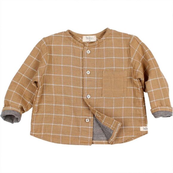 Baby Check Shirt - Check Amber - Picture 2 of 3